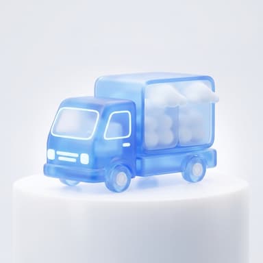 3D Delivery Truck